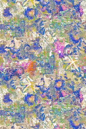 抽象印花华亿平台图片