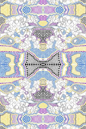 抽象印花华亿平台图片