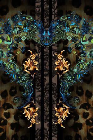 手绘印花华亿平台图片