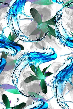 清新印花华亿平台图片