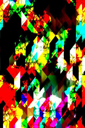 马赛克印花华亿平台图片