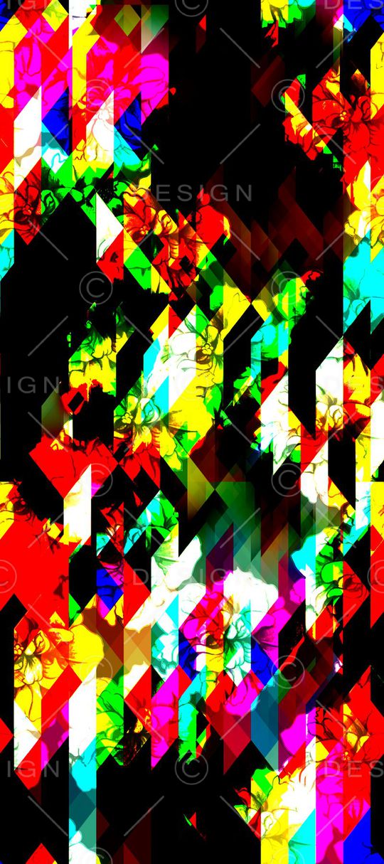 马赛克印花华亿平台图片