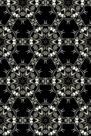 黑白印花华亿平台图片