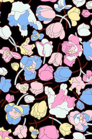 中国风印花华亿平台图片