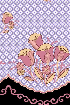 中国风印花华亿平台图片