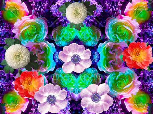 花朵印花华亿平台图片