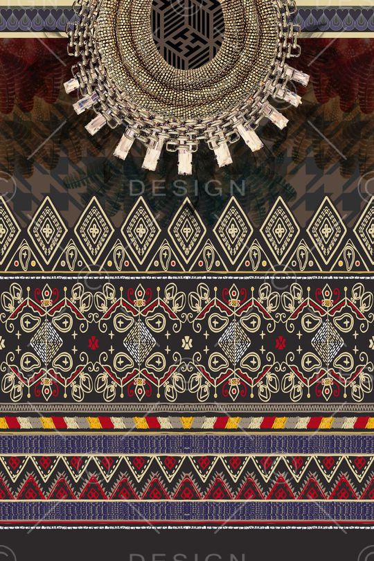 民族风印花华亿平台图片