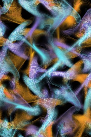 389494-抽象鳄鱼纹烟雾 服装面料