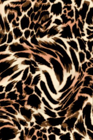 豹纹印花华亿平台图片