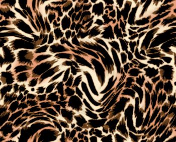 豹纹印花华亿平台图片