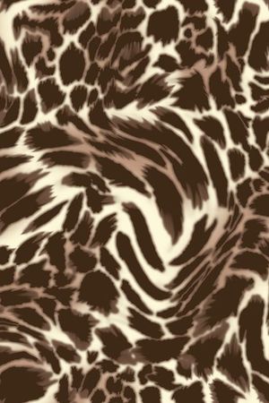 豹纹印花华亿平台图片