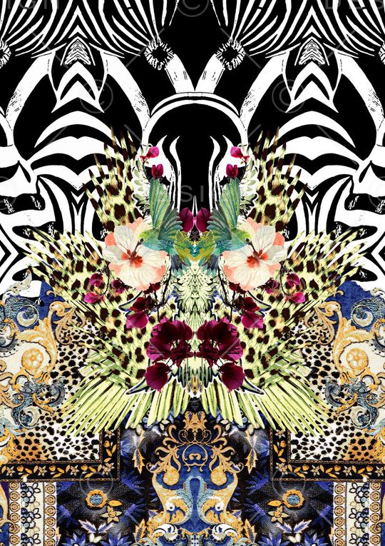 豹纹印花华亿平台图片