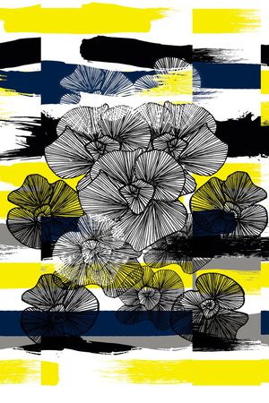 抽象印花华亿平台图片