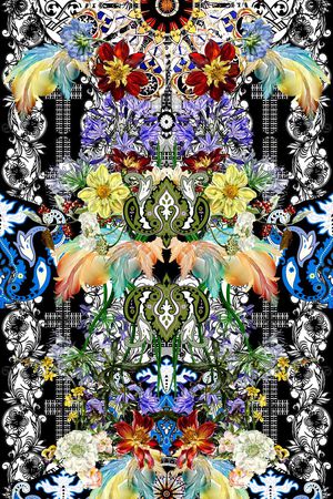 欧式印花华亿平台图片