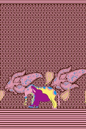 印度风情印花华亿平台图片