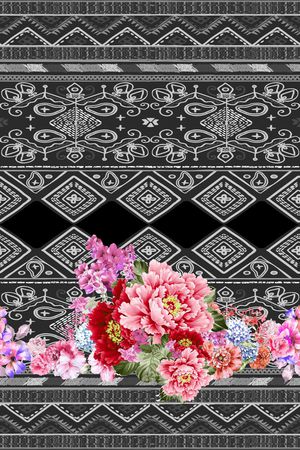 中国风印花华亿平台图片