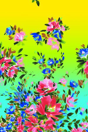 中国风印花华亿平台图片