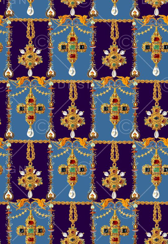 复古印花华亿平台图片