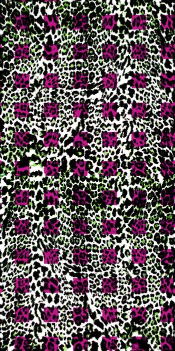 389773-编织格子豹纹男女装