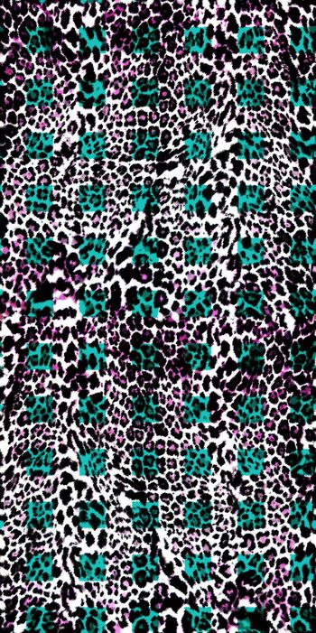 389774-编织格子豹纹男女装