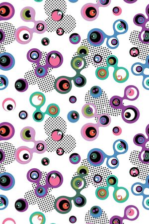 抽象印花华亿平台图片