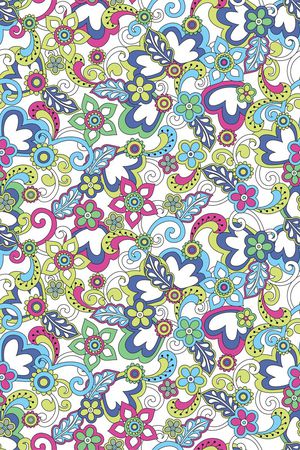 抽象花印花华亿平台图片