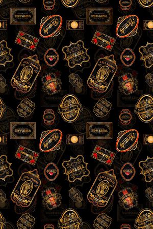 抽像印花华亿平台图片