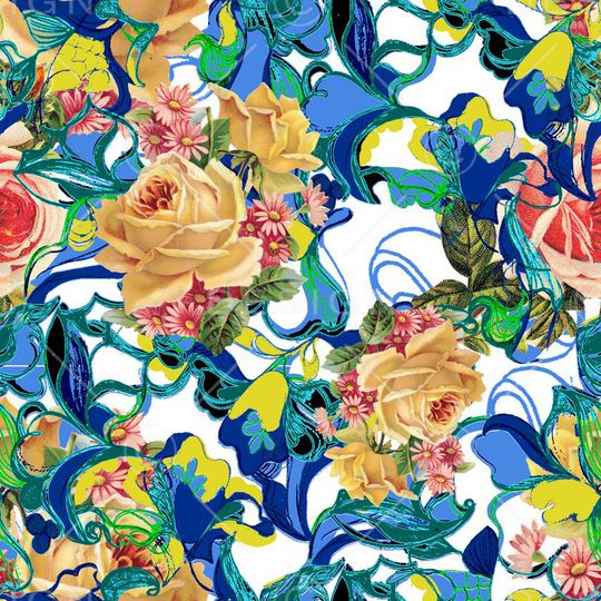 春秋季印花华亿平台图片