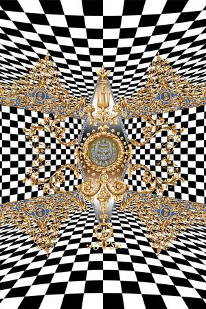 欧式印花华亿平台图片