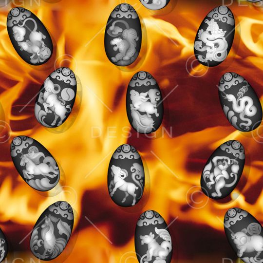 抽象艺术印花华亿平台图片