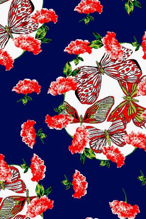 鸡冠花印花华亿平台图片