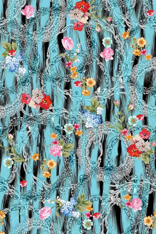 复古印花华亿平台图片