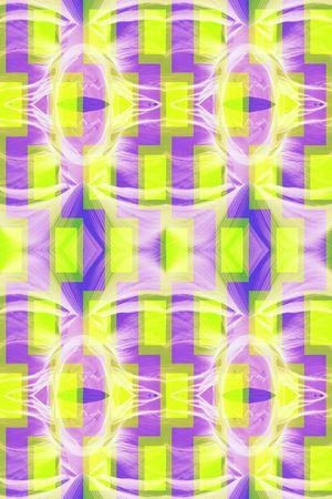 几何色块印花华亿平台图片