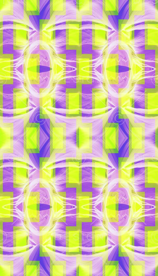 几何色块印花华亿平台图片