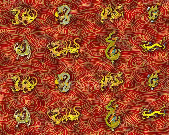 古典民族风印花华亿平台图片