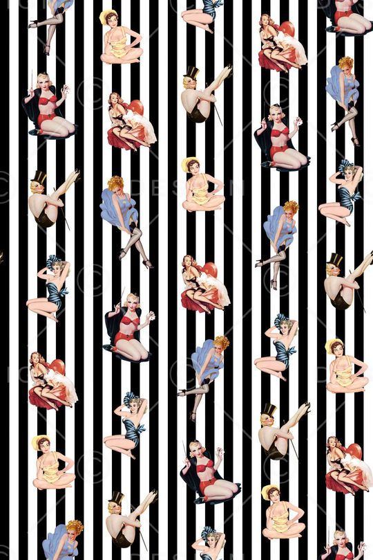 黑白印花华亿平台图片