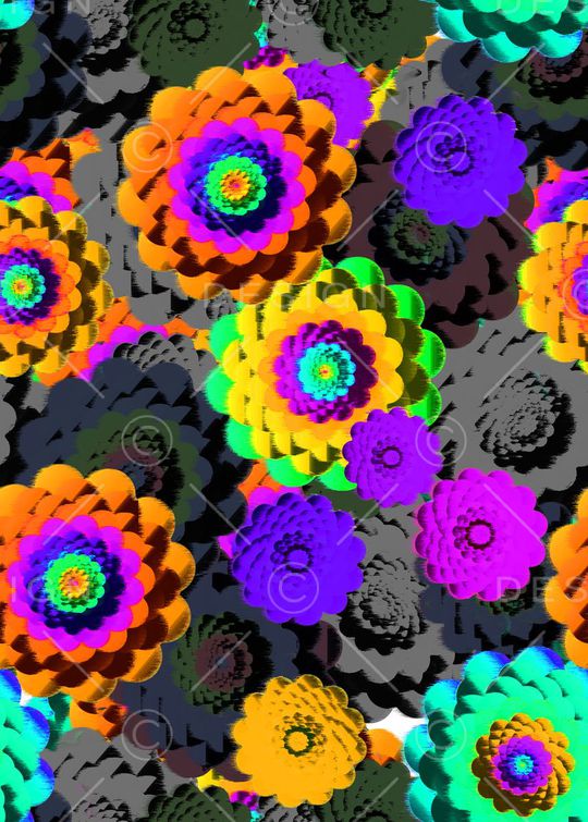 团花印花华亿平台图片