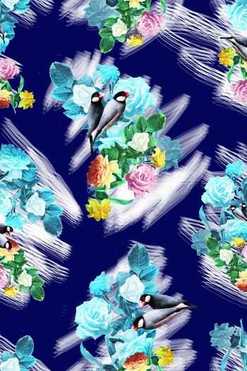 390103-笔触，花鸟花卉