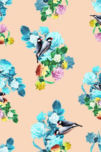 390105-笔触，花鸟花卉