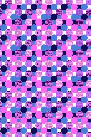 抽象几何印花华亿平台图片