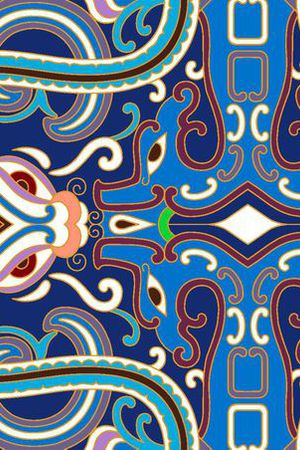 中国风印花华亿平台图片