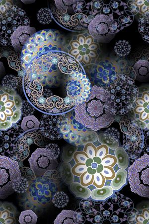 抽象印花华亿平台图片