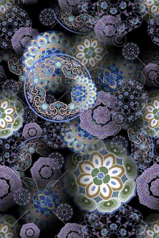 抽象印花华亿平台图片