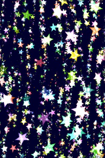 390188-原创经典时尚流线型缤纷流动的五角星