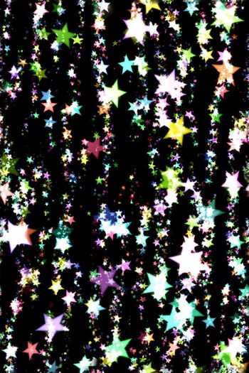 390189-原创经典时尚流线型缤纷流动的五角星