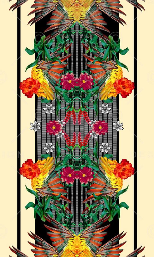 羽毛印花华亿平台图片