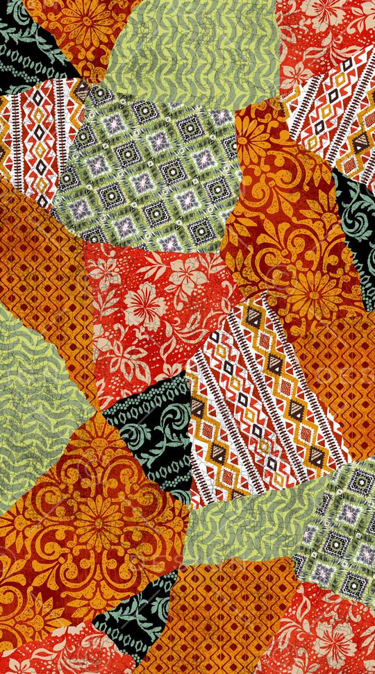 小碎花拼接印花华亿平台图片