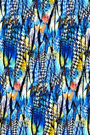 抽象印花华亿平台图片