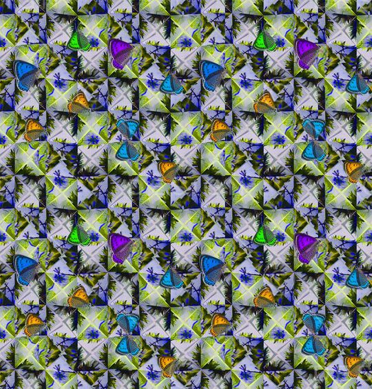 格子印花华亿平台图片