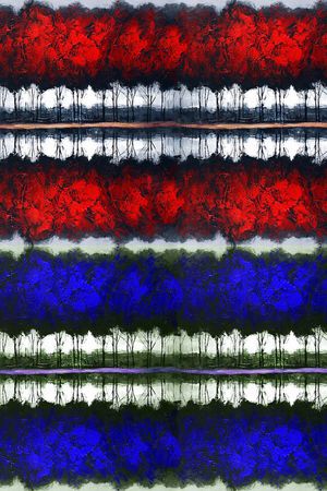 抽象印花华亿平台图片